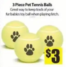 Bianca Amor 3 Piece Pet Tennis Balls offer