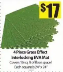 Bianca Amor 4 piece grass effect interlocking eva mat offer
