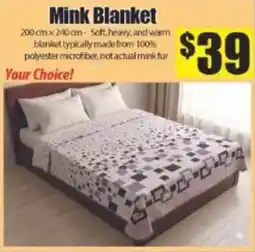 Bianca Amor Mink Blanket offer