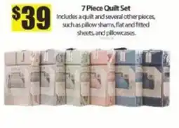 Bianca Amor 7 piece quilt set offer