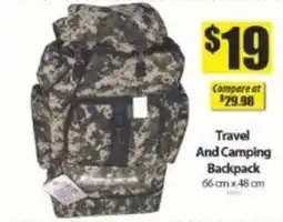 Bianca Amor Travel And Camping Backpack offer