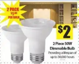 Bianca Amor 2 Piece 50W Dimmable Bulb offer