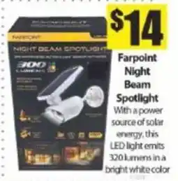 Bianca Amor Farpoint night beam spotlight offer