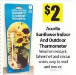 Bianca Amor Acurite sunflower indoor and outdoor thermometer offer