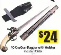 Bianca Amor 40 Cm Gun Dagger with Holster offer