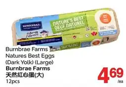 T&T Supermarket Burnbrae Farms Natures Best Eggs (Dark Yolk) (Large) offer