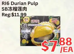 Farm Fresh Supermarket Ri6 durian pulp offer