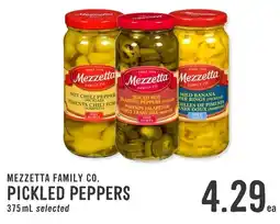 Fresh St Market Mezzetta family co. pickled peppers offer