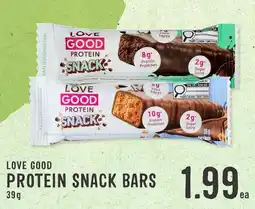 Fresh St Market Love good protein snack bars offer
