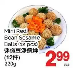 T&T Supermarket Mini Red Bean Sesame Balls offer