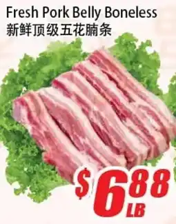 WinCo Food Mart Fresh Pork Belly Boneless offer