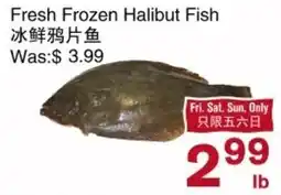 First Choice Supermarket Fresh Frozen Halibut Fish offer