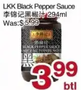 First Choice Supermarket Lkk black pepper sauce offer