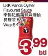 First Choice Supermarket LKK Panda Oyster Flavoured Sauce offer