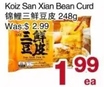 First Choice Supermarket Koiz San Xian Bean Curd offer