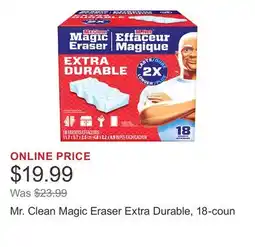 Costco Mr. Clean Magic Eraser Extra Durable, 18-coun offer