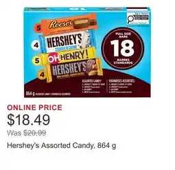 Costco Hershey's Assorted Candy offer