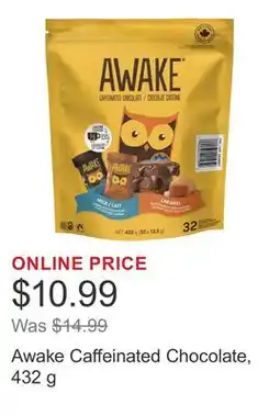Costco Awake Caffeinated Chocolate offer