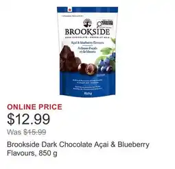 Costco Brookside Dark Chocolate Açai & Blueberry Flavours offer