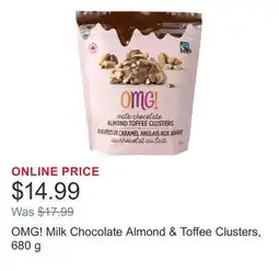 Costco OMG! Milk Chocolate Almond & Toffee Clusters offer