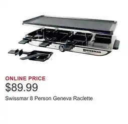 Costco Swissmar 8 Person Geneva Raclette offer