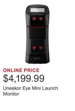 Costco Uneekor Eye Mini Launch Monitor offer