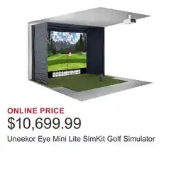 Costco Uneekor Eye Mini Lite SimKit Golf Simulator offer