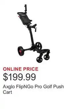Costco Axglo FlipNGo Pro Golf Push Cart offer