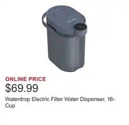 Costco Waterdrop Electric Filter Water Dispenser, 16-Cup offer