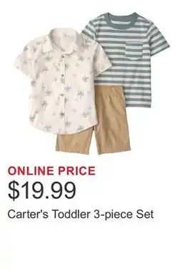 Costco Carter's Toddler 3-piece Set offer