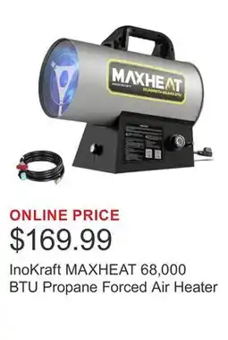 Costco InoKraft MAXHEAT 68,000 BTU Propane Forced Air Heater offer
