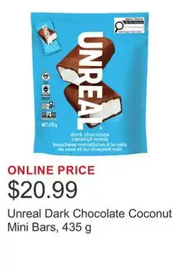 Costco Unreal Dark Chocolate Coconut Mini Bars offer