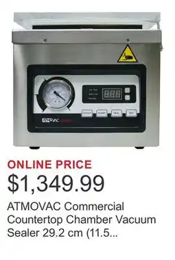 Costco ATMOVAC Commercial Countertop Chamber Vacuum Sealer 29.2 cm (11.5 in) Machine offer