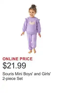 Costco Souris Mini Boys' and Girls' 2-piece Set offer
