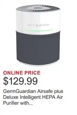 Costco GermGuardian Airsafe plus Deluxe Intelligent HEPA Air Purifier with Air Quality Monitor offer