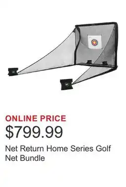 Costco Net Return Home Series Golf Net Bundle offer