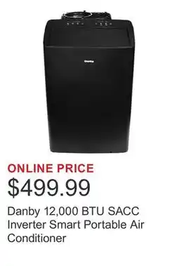 Costco Danby 12,000 BTU SACC Inverter Smart Portable Air Conditioner offer