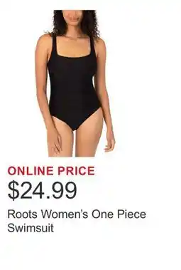 Costco Roots Women's One Piece Swimsuit offer