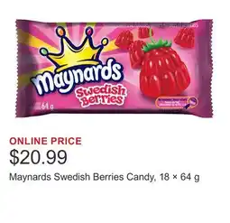 Costco Maynards Swedish Berries Candy, 18 × offer