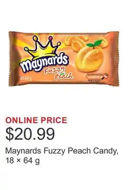 Costco Maynards Fuzzy Peach Candy, 18 × offer