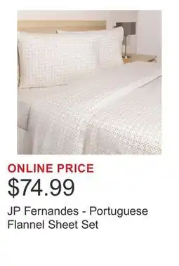 Costco JP Fernandes - Portuguese Flannel Sheet Set offer