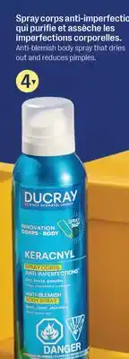 Jean Coutu DUCRAY KERACNYL Body spray offer