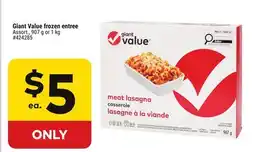 Giant Tiger Giant Value frozen entree offer