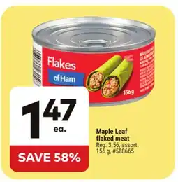 Giant Tiger Maple Leaf flaked meat offer