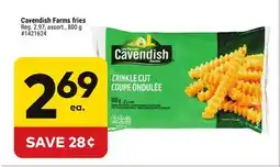 Giant Tiger Cavendish Farms fries offer