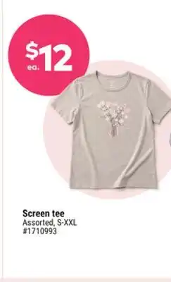 Giant Tiger Screen tee offer