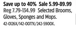 Canadian Tire Selected Brooms, Gloves, Sponges and Mops offer