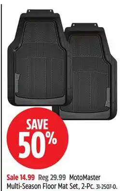 Canadian Tire MotoMaster Multi-Season Floor Mat Set offer