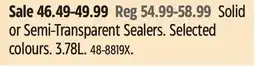 Canadian Tire Solid or Semi-Transparent Seals offer