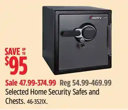 Canadian Tire Selected Home Security Safes and Chests offer